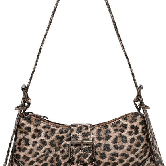 Accessories - Chic Women's Studded Y2K Purse – Rivet Shoulder Bag with Buckle Closure